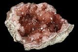 Pink Amethyst Geode Section - Argentina #124173-1